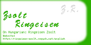 zsolt ringeisen business card